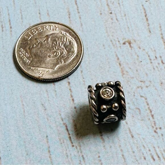 Pandora Sterling Silver Oxy Crown Bead Charm - Picture 1 of 4